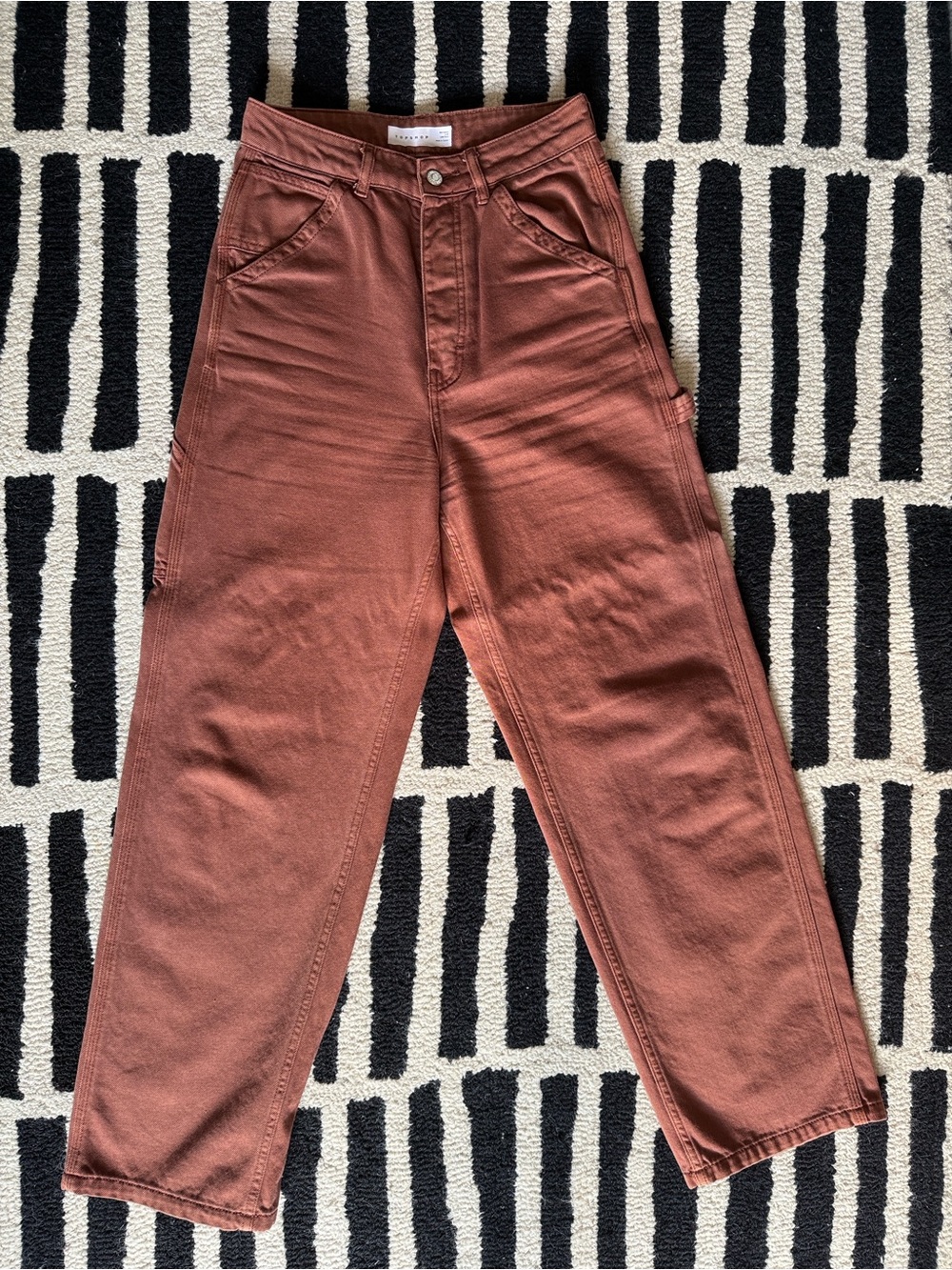 Topshop High-Waist Carpenter Pants